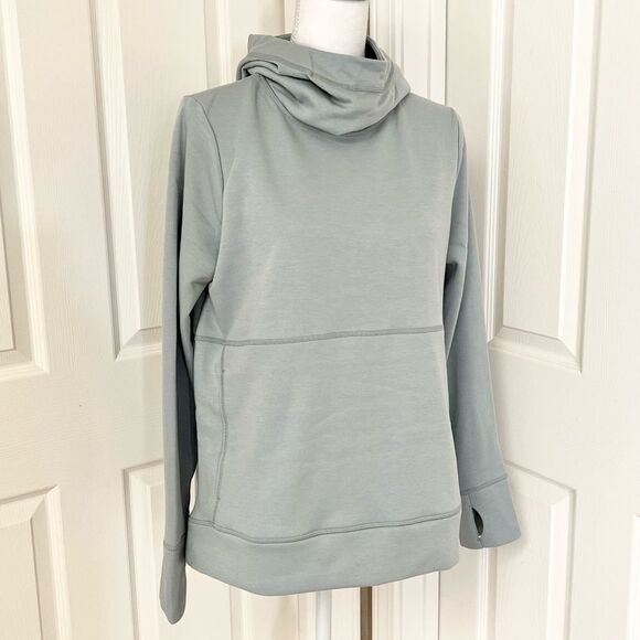 Sweaty Betty Galvanise Running Hoodie Wool-blend Mirage Green Small - Picture 4 of 10